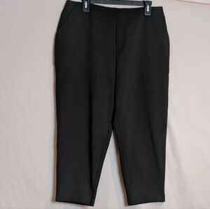 ASOS Petite Black Smart Skinny Crop Pants size 12